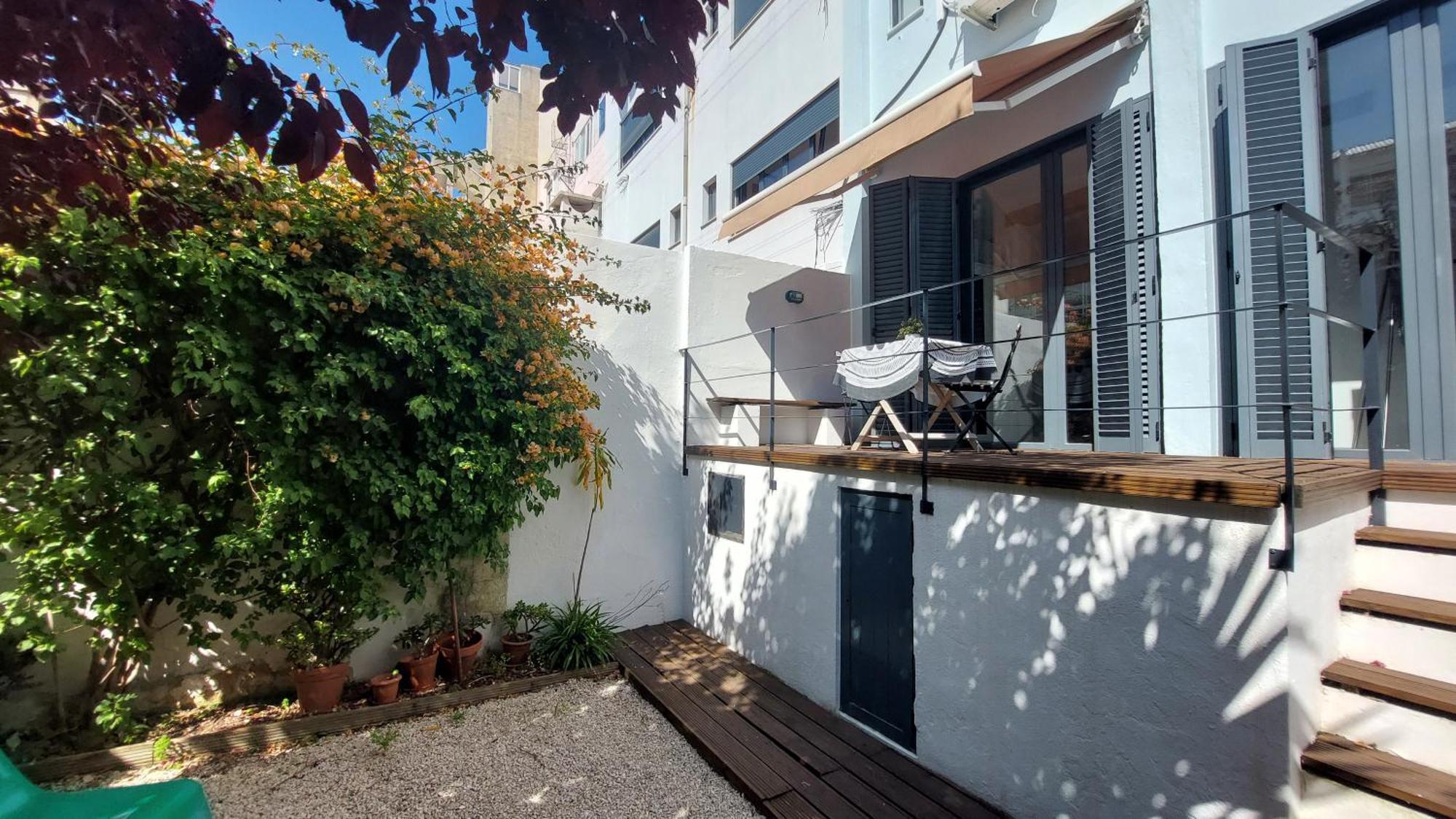 Apartment With Private Garden - Central Location Lisbon Ruang foto